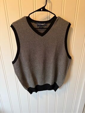 Vintage Polo Golf Ralph Lauren Sweater Vest Men's Medium 100% Pima Cotton